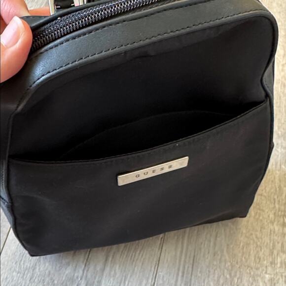GUESSS Y2K Mini Black Nylon Backpack Small Travel Backpack